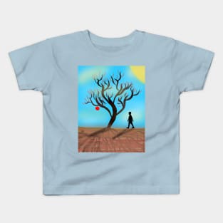 Apple Tree and Child Kids T-Shirt